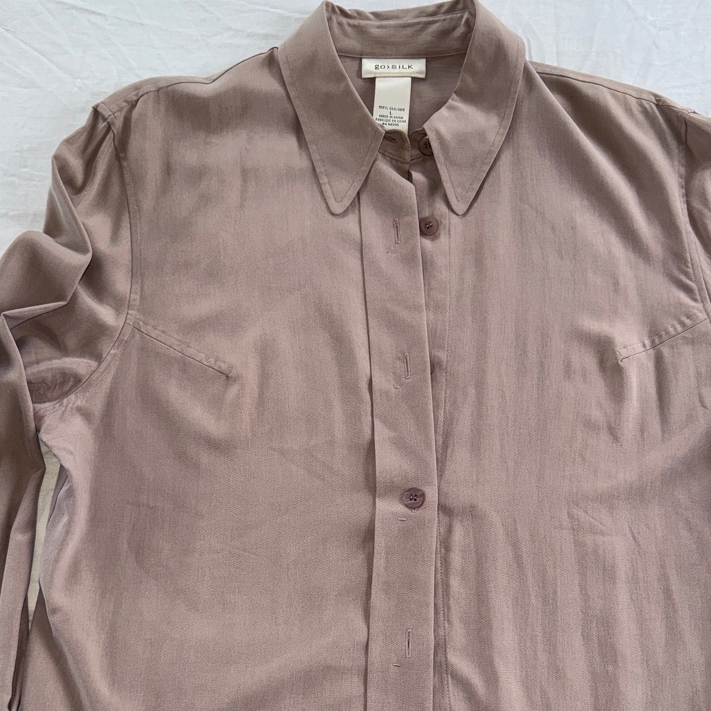 Women's GoSilk 100% silk button up